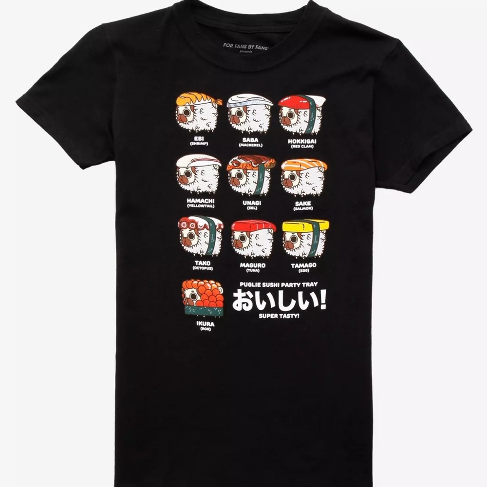Black Sushi Graphic T-Shirt